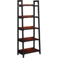 thumbnail image 2 of Linon Camden 5-Shelf Bookcase, Black Cherry, 60 Inches Tall, 2 of 4