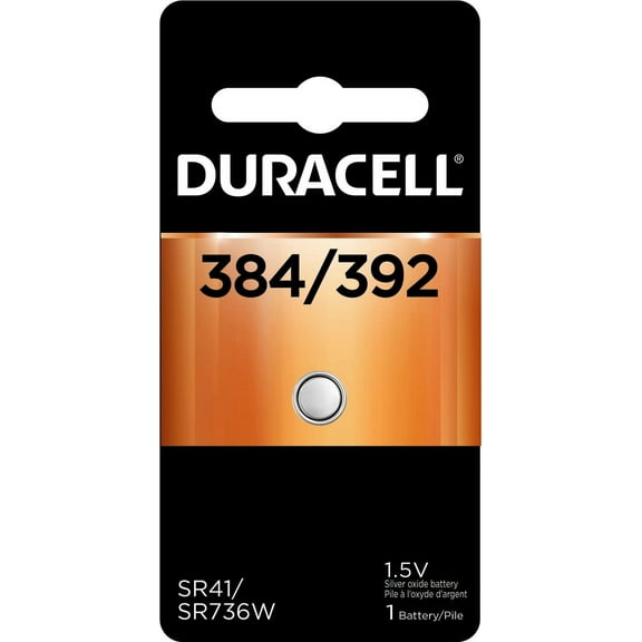 8 Pack Duracell Power Preserve Silver Oxide Battery 384/392 (and Equivalent)