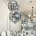 thumbnail image 6 of Beyondtrade 20pcs 4D Metal Silvery Disco Themed Balloons For Birthday Party Backdrop Decoration, 6 of 8