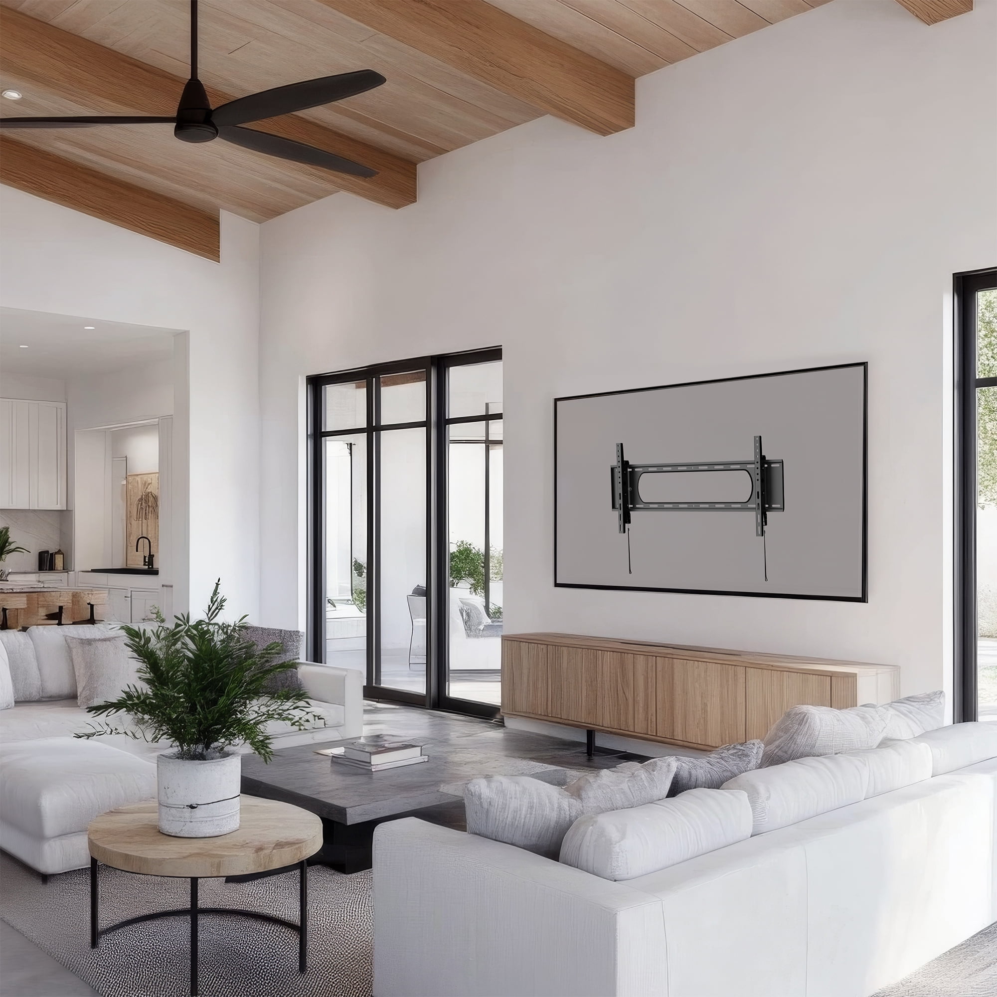Ultra Heavy Duty Tilting TV Wall Mount for 43 to 90 inch Screens