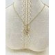 thumbnail image 3 of Hamsa Hand Cubic Zirconia Cross Pearl Turkish Evil Eye Lucky Protection Gold Pendant Graduated Necklace For Women Girls Choker 18k Gold Plated Gifts, 3 of 4