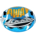 thumbnail image 2 of Riwcyla 47 Inch Inflatable PVC Snow Tube Snow Sled for and Adults Winter Sports Fun, 2 of 6