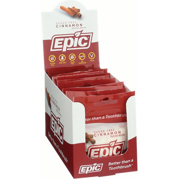 Cinnamon Xylitol Mints 10/40PC