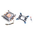 thumbnail image 1 of Chok  S85 Low Profile 30mm Ultra Thin CPU Radiators 2 Heatpipe Cooling Fan for HTPC 1U LGA1200 115x CPU Cooler Fan 27mm, 1 of 17