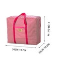 thumbnail image 3 of Boovnll Travel Bag, 55L Large Capacity Storage Bags with Reinforced Handles & Zipper Duffle Bag for Travel Comforters, Blankets, Clothes Organizer, Storage and Organization, 3 of 3