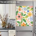 thumbnail image 3 of Yayeee Magnetic Dishwasher Cover for The Front Decoration Home Kitchen Machine Sticker Protector, Retro Pink Floral, 3 of 6