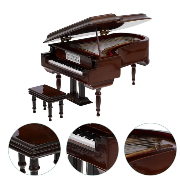 FONDOTIN Piano Music Box 1Pack 20.00X14.00X11.00cm Translates to 7.87X5.51X4.33in for Home and Office