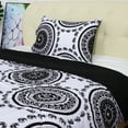 thumbnail image 2 of REGALWOVEN 2 Piece Bohemian Comforter Set, Twin White Black, 2 of 6