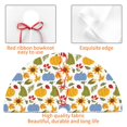 thumbnail image 4 of Yiaed Autumn Pumpkins Blooms Print Christmas Tree Skirt , Tree SkirtsTree Mat for Christmas Winter Holiday Indoor Decorations-30", 4 of 7