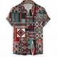 thumbnail image 2 of Camisa con estampado geométrico 3D vintage para hombre, blusa de manga corta con gráficos artísticos, camisas hawaianas con botones, blusa informal de verano con solapa suelta, 2 of 4