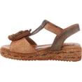thumbnail image 4 of L’Artiste Tempest Hand-Painted Leather Wedge Sandal, 4 of 7