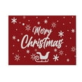 thumbnail image 2 of Nkmbld Christmas Doormats Floor Mats, Area Rug Washable Front Porch Rug Floor Mats Outside Entrance Entryway Welcome Doormat for Home Holiday Decor, Red, 2 of 8
