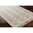 thumbnail image 3 of Hauteloom Chars Wool Living Room, Bedroom Area Rug - Traditional, Transitional - Ivory, Black - 27" x 45", 3 of 8