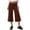 C-Brown416, variant on DHFJKG Capri Pants For Women Loose Fit Wide Leg Cropped Trousers Polka Dot Casual Summer Stretchy Soft Comfortable Trousers