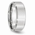 thumbnail image 4 of Cobalt Beveled Edge Satin 8mm Wedding Band - Size 9.5, 4 of 5