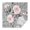 Pioneer Flower Floral-2, variant on Pioneer Flower Floral Print Pattern Square Tablecloth,Waterproof Square Table Cover,Wipeable Spillproof Washable Table Cover for Home Kitchen Party Decor 42"X42"(107x107cm)