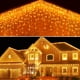 thumbnail image 2 of Decoración navideña 2024, guirnalda de luces LED con forma de carámbano para exteriores, caída de 0,5/0,6/0,7 m, guirnalda de calle para la casa, Nochevieja, 2 of 4