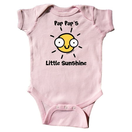 

Inktastic Pap Pap s little Sunshine Gift Baby Boy or Baby Girl Bodysuit