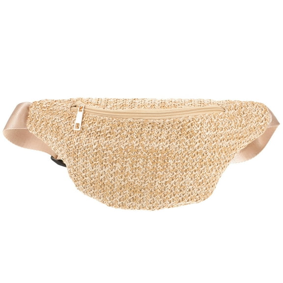 FRCOLOR waist bag 1pc Summer Waist Bag Brown Polyester Storage Women Dog Walking