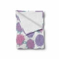 thumbnail image 2 of Aster Soft Flannel Fleece Throw Blanket, Feminine Romantic Composition with Purple Shades Detailed Garden Art Pattern, Cozy Plush for Indoor and Outdoor Use, 50" x 60", Multicolor, by Ambesonne, 2 of 6