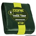 thumbnail image 1 of Core Tarps Cubierta de lona resistente de 8 mil Lona de polietileno impermeable resistente a los rayos UV y a prueba de desgarros con bordes reforzados para techo, camping, patio, piscina, barco. (Ver, 1 of 5