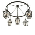 thumbnail image 4 of Meyda Tiffany 155989 Coach 15 Light 68" Wide Lantern Chandelier, 4 of 4