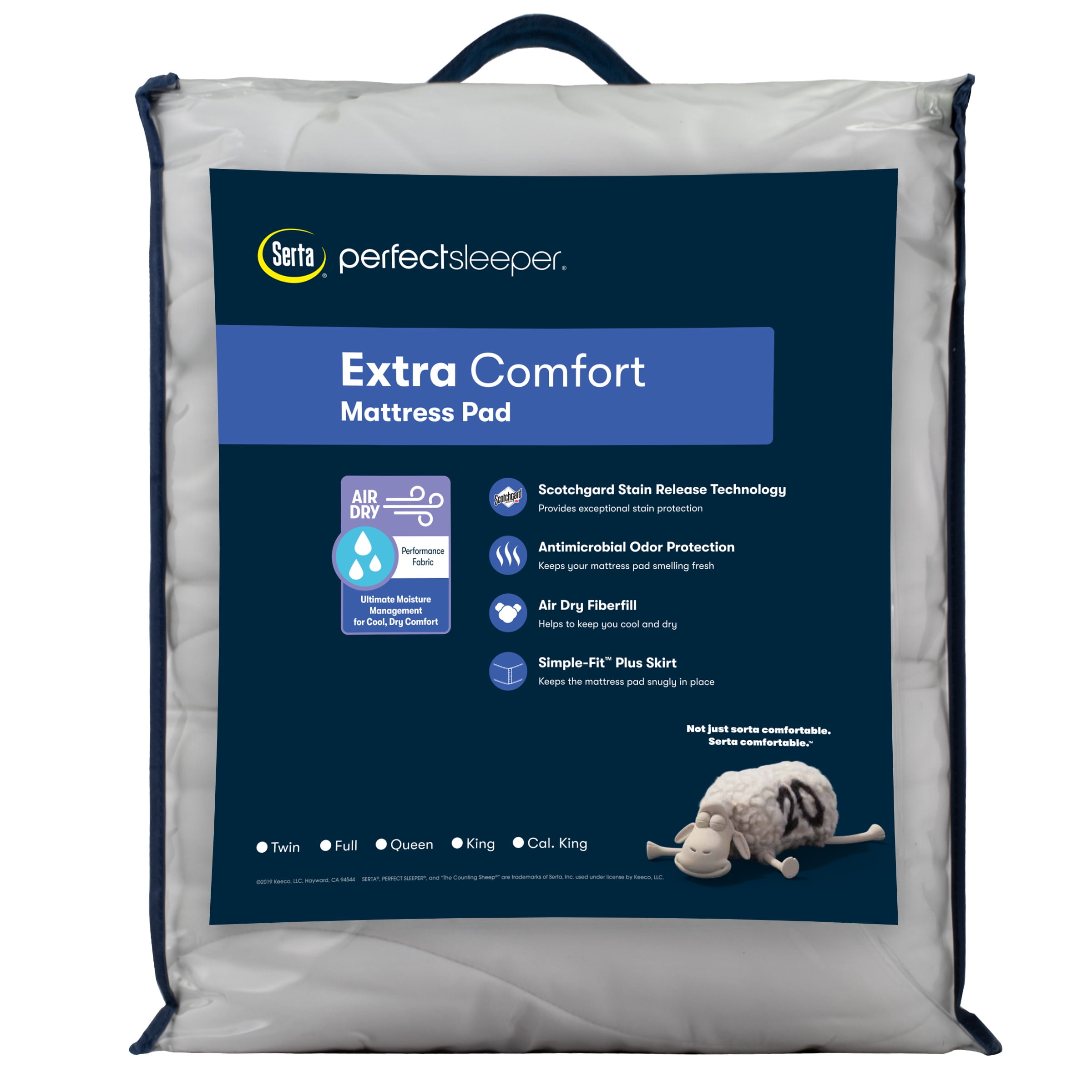 Serta Air Dry Extra Comfort Mattress Pad, Queen