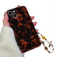 thumbnail image 4 of Funda para iPhone 16 Pro Jzzeuose con Estampado de Leopardo y Correa con Charm, 4 of 9