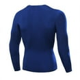 thumbnail image 2 of Men Compression Base Layer Tight Long Sleeve Tops T-Shirt for Sports Fitness Training Running Exercise, 2 of 3