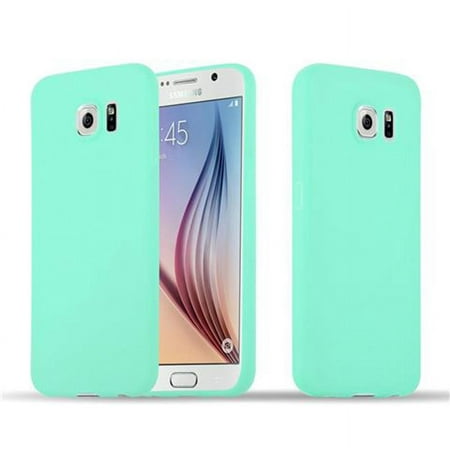 Cadorabo Cover for Samsung Galaxy S6 Case in CANDY BLUE TPU silicone