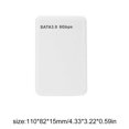 thumbnail image 2 of USB 3.0 External SATA Hard Drive Enclosure Tool-free High Speed SSD HDD Disk Case 60G/120G, 2 of 4