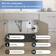 DICEEVIL Electric Tankless Water Heater, 110V 3000W Compact Water Heater Under Sink for Kitchen rv Shower Sink Small, Conveniently Convertible Between Fahrenheit and Celsius