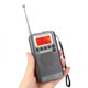 thumbnail image 2 of Radio portátil TR105, miniradio de bolsillo con altavoz, receptor digital FM/AM con despertador y temporizador, radio personal con auriculares, funciona con pilas, 2 of 5