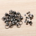 thumbnail image 1 of Sac Boucle Anneau, 20pcs Bricolage Cuir Rivet Rivet Goujonsring Rivet Clou en Laiton State-of-the-Art Design, 1 of 11