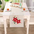 thumbnail image 2 of Mantel rústico con bordado rectangular, adorno floral para mesa para cenar en casa, 2 of 5
