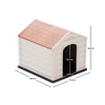 thumbnail image 5 of Casa para Perro Razas Pequeñas Rimax Gris duradera armable Rimax Casa para perro razas pequeñas, 5 of 5