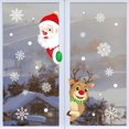 thumbnail image 3 of Pegatinas navideñas de Papá Noel para ventana, adornos de pared, colgante de Feliz Navidad para decoración del hogar, Feliz Año Nuevo 2021, 3 of 4