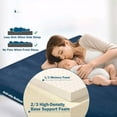 thumbnail image 2 of Memory Foam Camping Mattress | Potable Backpacking Sleeping Pad W/Waterproof Cover & Carry Bag | Roll Up Cot Mattress for Floor, Travel,Camping | Kids, Single or Twin, 2 of 8