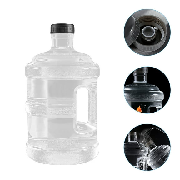 UPOUART Large Capacity Camping Water Container 1 Set Freezable Transparent Outdoor Hydration