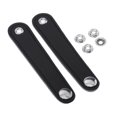 thumbnail image 3 of Cinturón de hebilla de fuelle bajo de acordeón ajustable de 13 cm, cuero PU, negro completo, 11,6 cm El 11.6cm kusrkot Accordion Buckle Full Black, 3 of 8