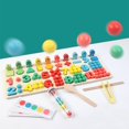 thumbnail image 1 of Juguetes Montessori para , bloques de con color, juegos para , bloques de de números, juguetes de CUTICAT rompecabezas de números, 1 of 8