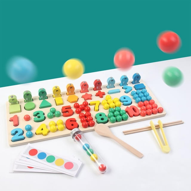 Juguetes Montessori para , bloques de con color, juegos para , bloques de de números, juguetes de CUTICAT rompecabezas de números