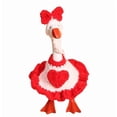 thumbnail image 4 of 7 Inch Easter Desk Goose Outfits,Valentine's Day Goose Outfit,Desktop Goose Costume,Heart Porch Goose-Clothes Fits,Cute Geese Decor Accessories,Hot Pink, 4 of 7