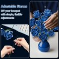 thumbnail image 4 of Remocguys Blue Roses Bouquet Building Sets Compatible with Lego Flowers Botanical Collection Collectible Model for Adults Girls Gift 585PCS, 4 of 6