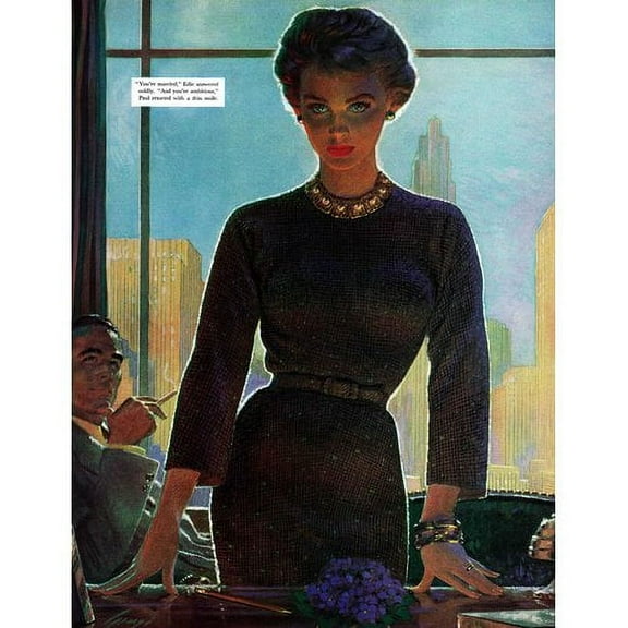 Marmont Hill "The Fall of Edie Markham" by Edwin Georgi Painting Print on Canvas