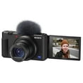 thumbnail image 1 of Sony ZV-1 Compact Digital Vlogging Camera with 4K Video, Flip Screen and Built-In Wi-Fi, Black (International Model), 1 of 8