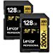 thumbnail image 3 of Lexar Professional 2000x 128GB SDXC UHS-II Memory Card, 300MB/s Read, 260MB/s Write, 2-Pack, 3 of 15