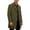 Army Green, variant on Mens Pea Coats Single Breasted Notch Lapel Casual Slim Fit Trench Coat Mid Long Winter Overcoat with Pockets
