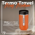 thumbnail image 2 of Vaso Termo Nespresso Nomad Travel Mug Medium 400 Ml Naranja, 2 of 5