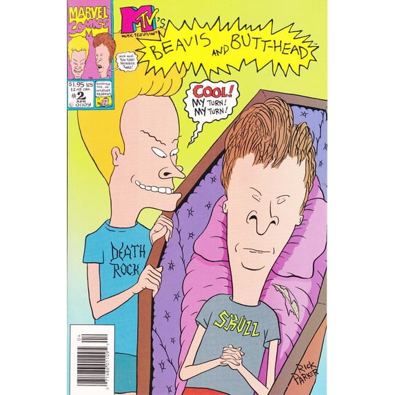Beavis And Butt-Head #2 (Newsstand) VF ; Marvel Comic Book
